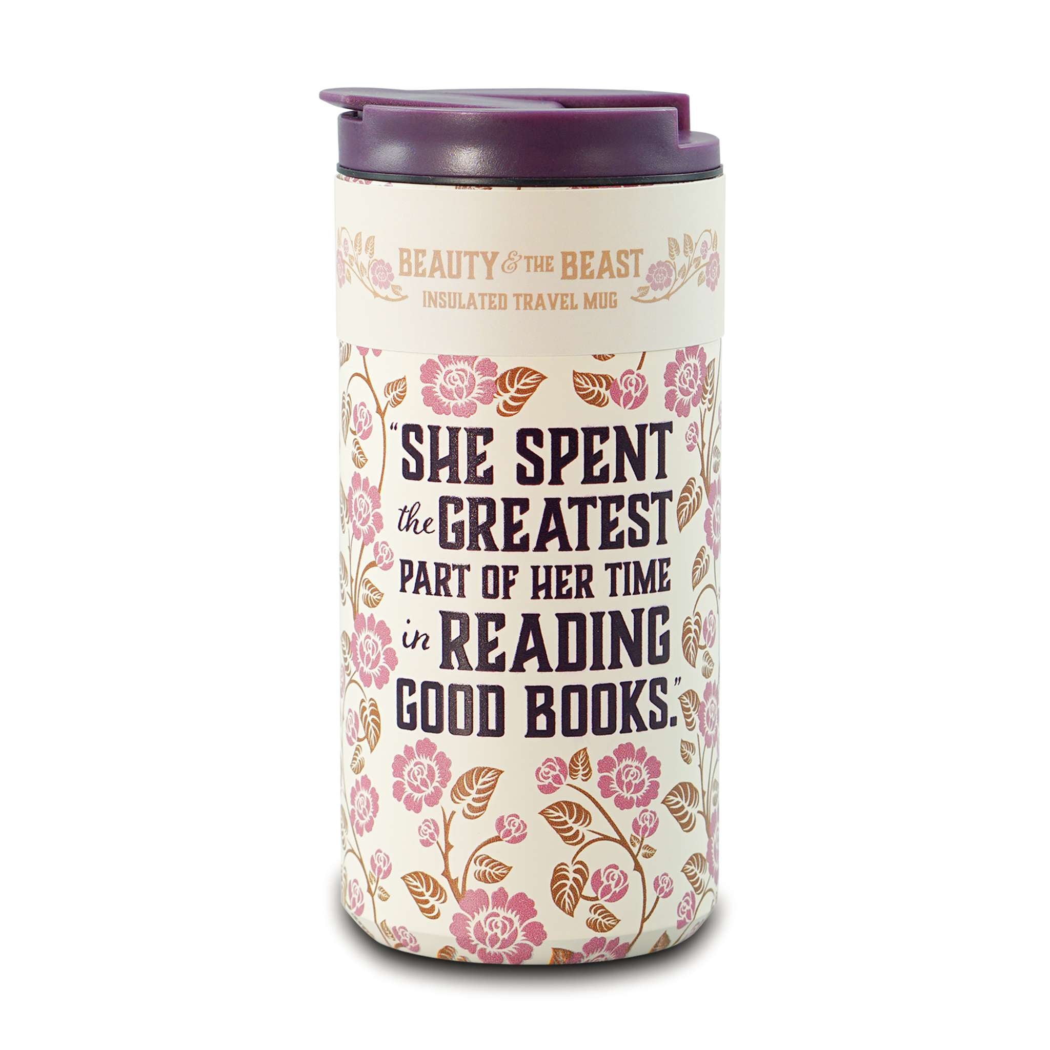 HMB Beauty & the Beast travel mug inox violet 35 cl