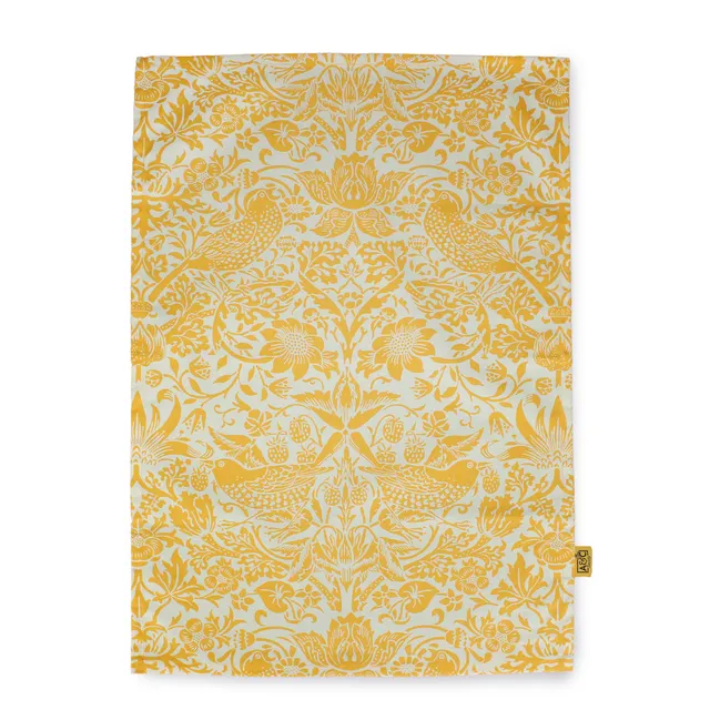 William Morris Quince torchon coton recyclé jaune