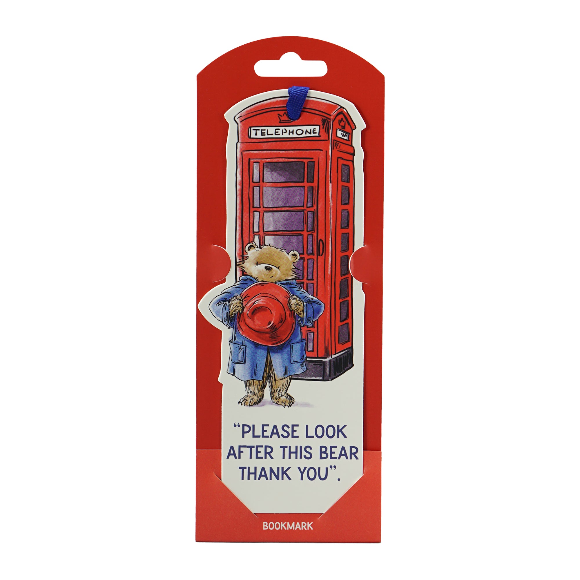 Paddington Bear marque-page cabine téléphonique 18 cm