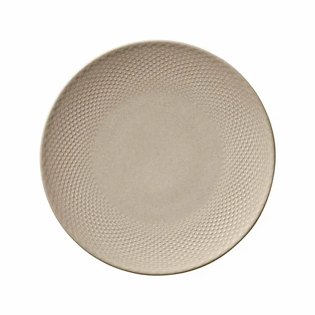 Artis Pine Almond assiette coupe 24 cm pin amande