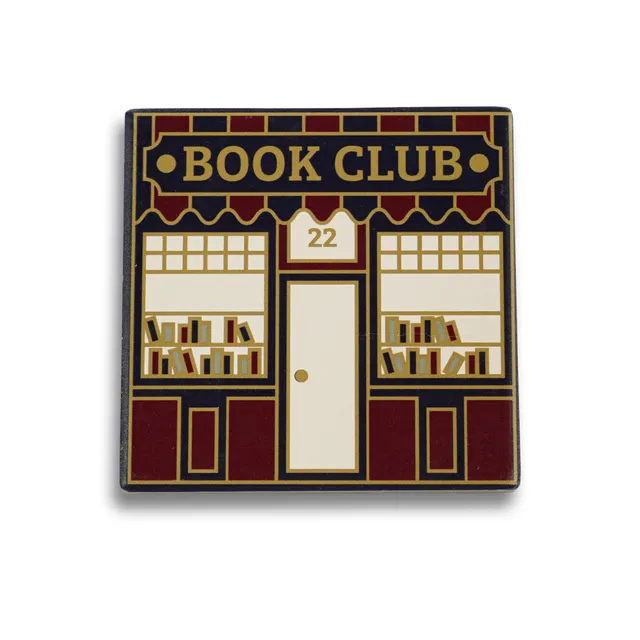 HMB Pulteney Press Book Club dessous de verre rouge