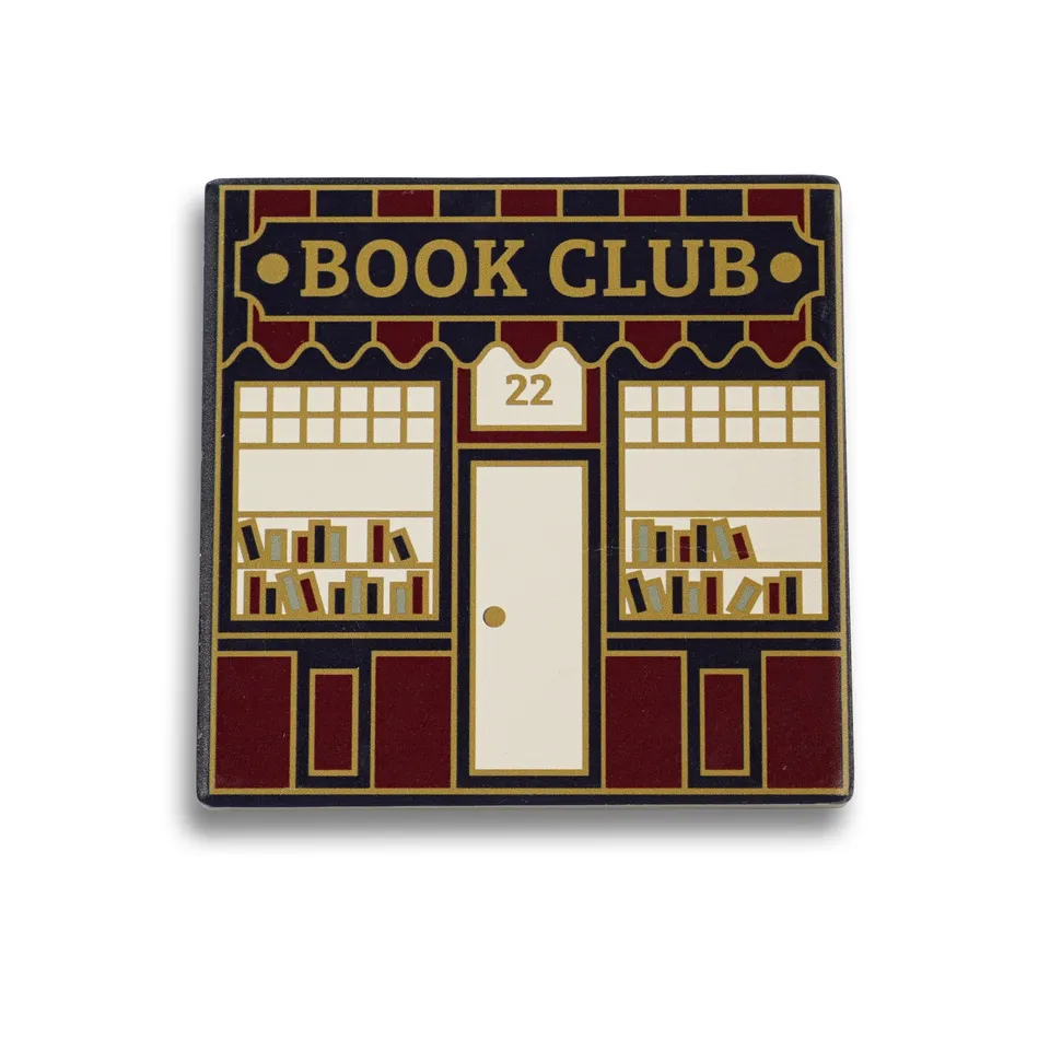 HMB Pulteney Press Book Club dessous de verre rouge