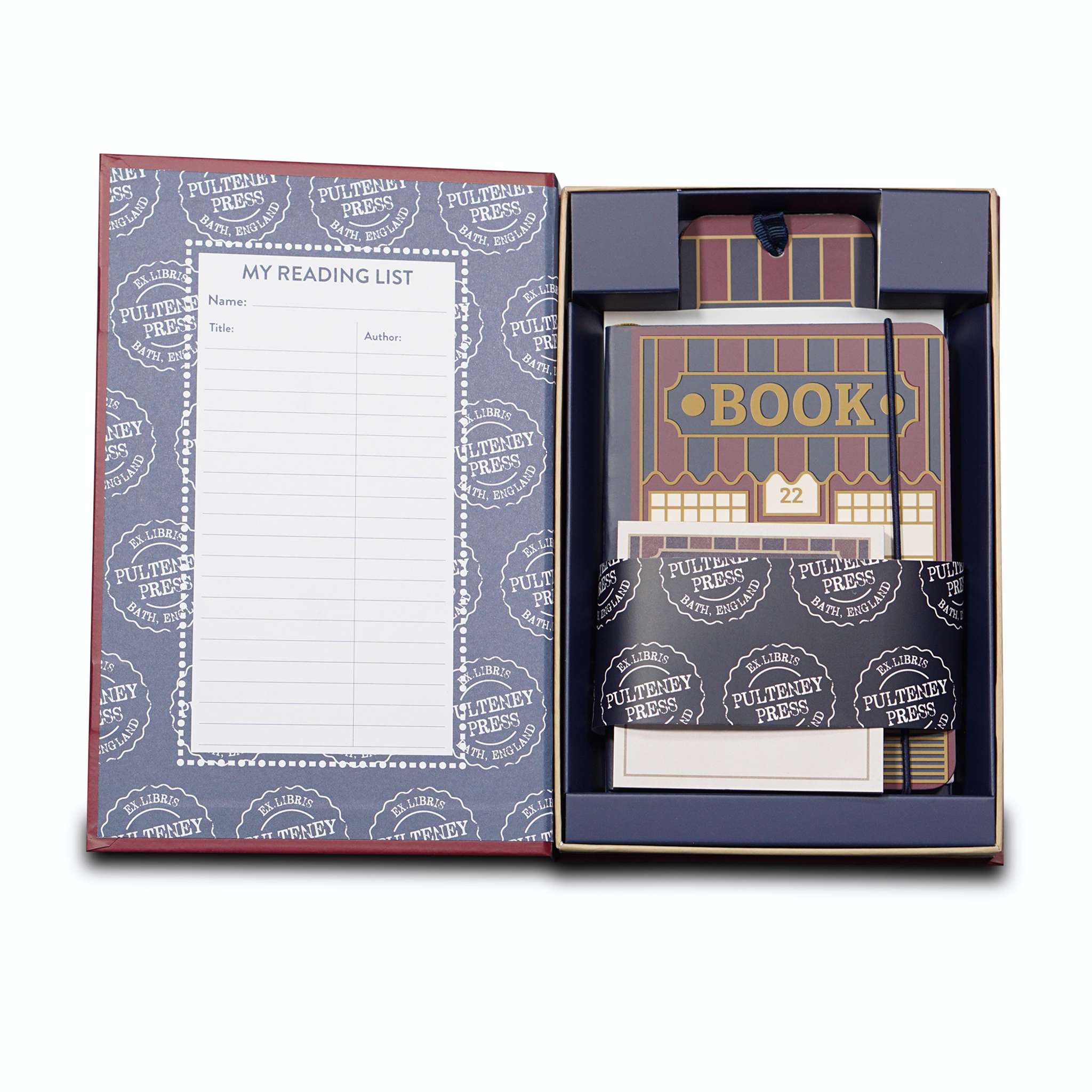 Pulteney Press Book Club coffret papeterie rouge
