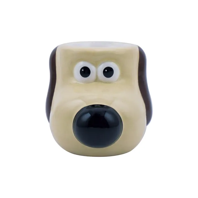 Wallace & Gromit Gromit coquetier céramique coffret marron