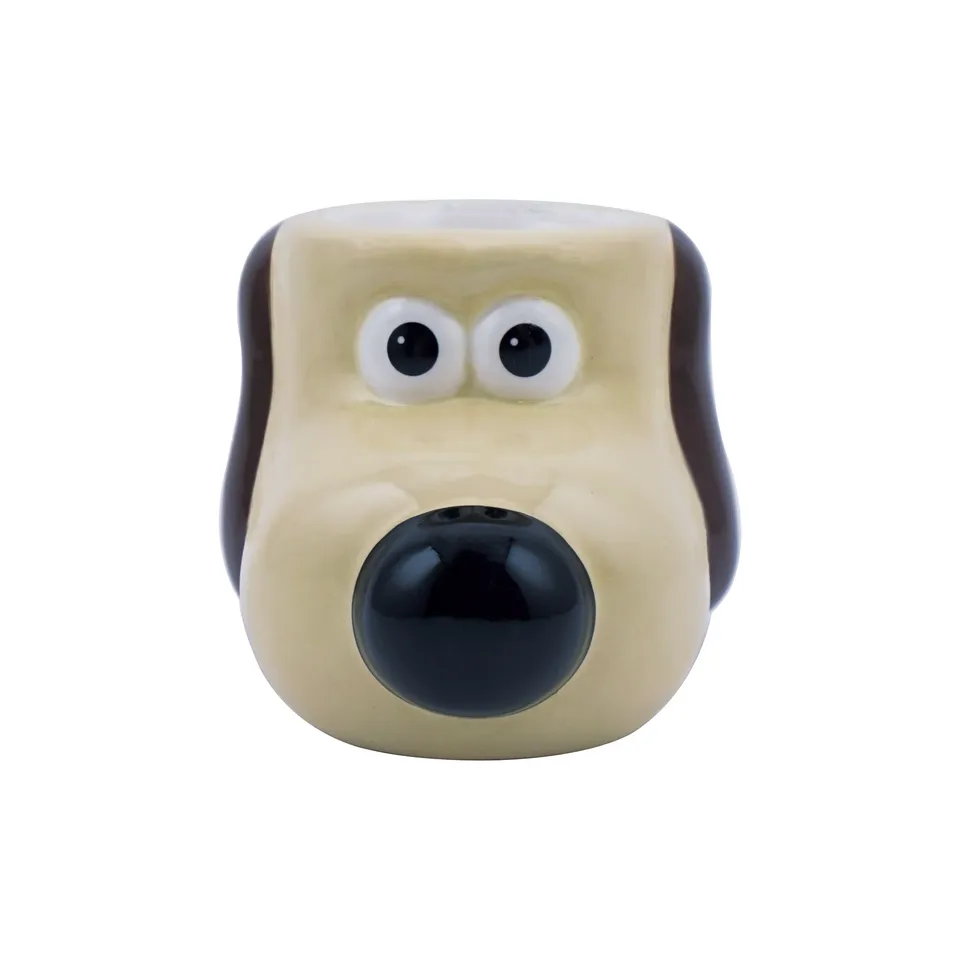 Wallace & Gromit Gromit coquetier céramique coffret marron
