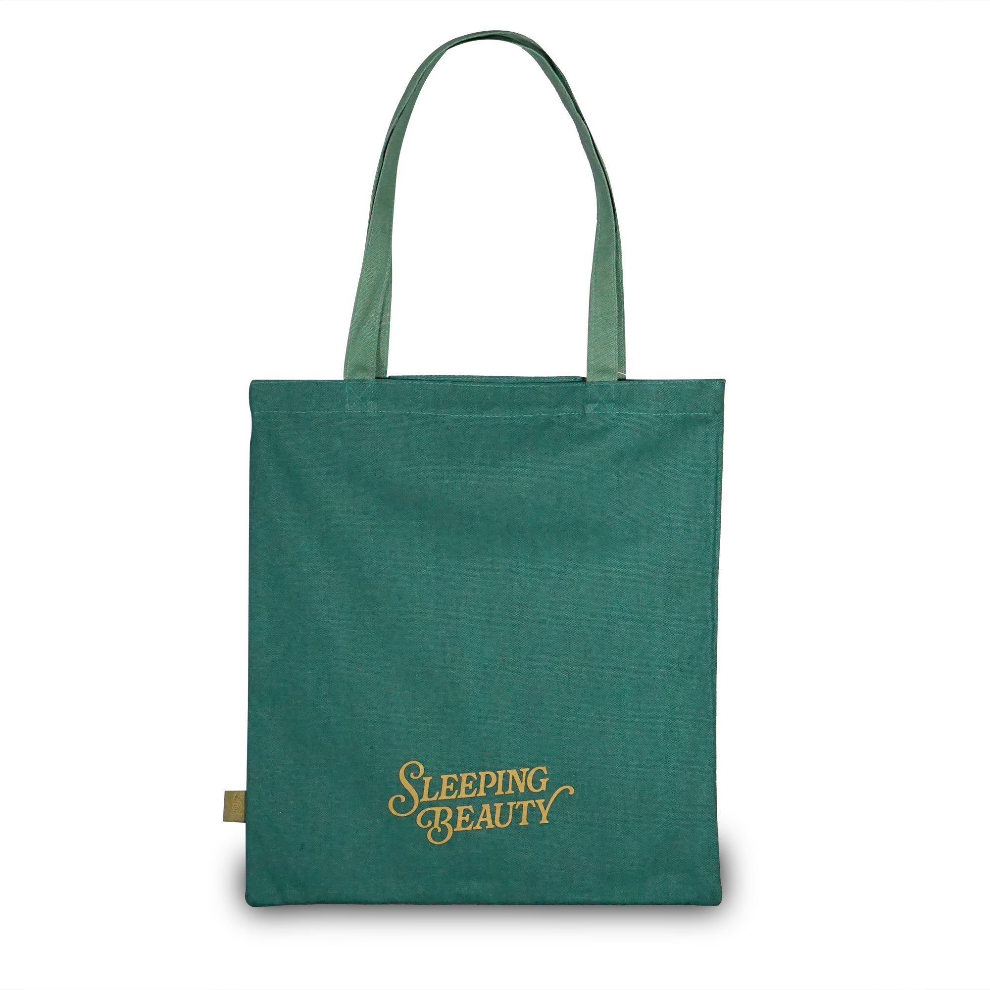 HMB Sleeping Beauty tote bag coton recyclé floral vert