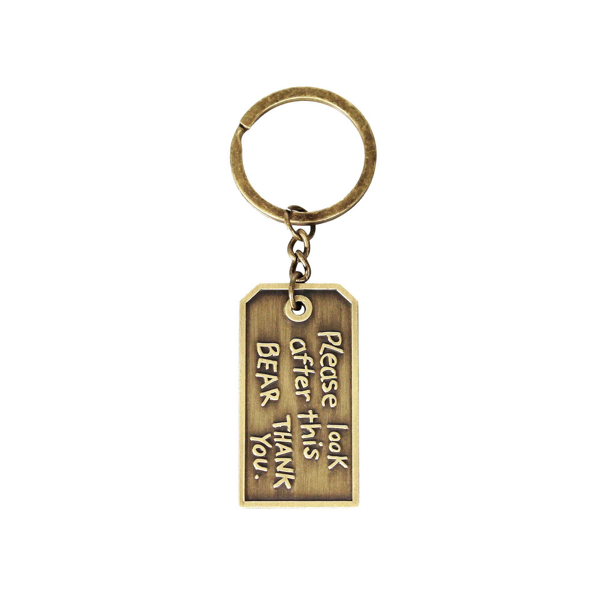 Paddington Bear Gold Tag porte-clés métal doré coffret
