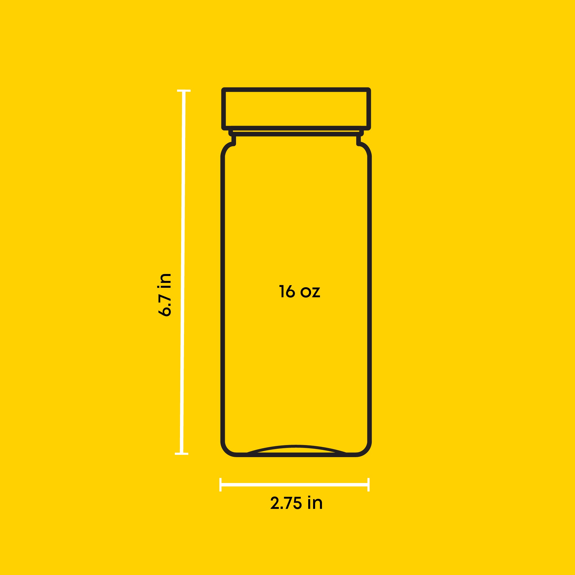 JoyJolt bouteilles jus verre lot 8 47 cl couvercles