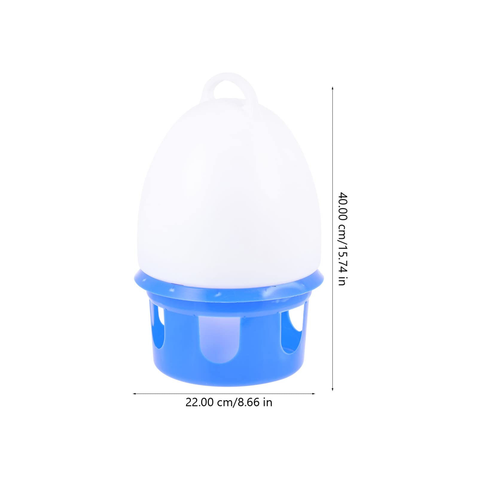 Alipis abreuvoir oiseaux pigeons PVC bleu 10L suspendu