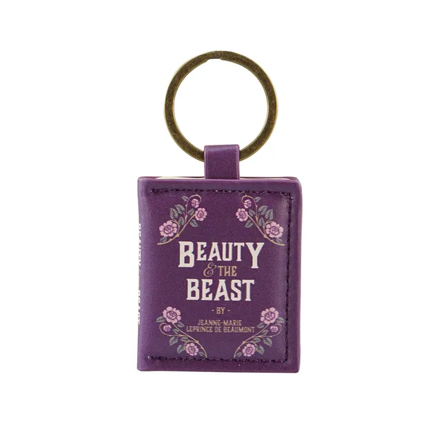 HMB Beauty and the Beast porte-clés cuir violet PU