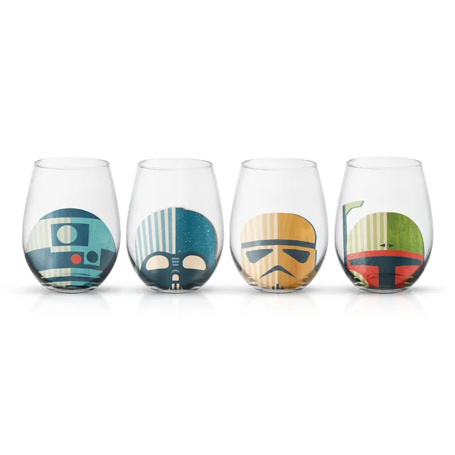 JoyJolt Helmet Hues verre 56 cl lot de 4 Star Wars