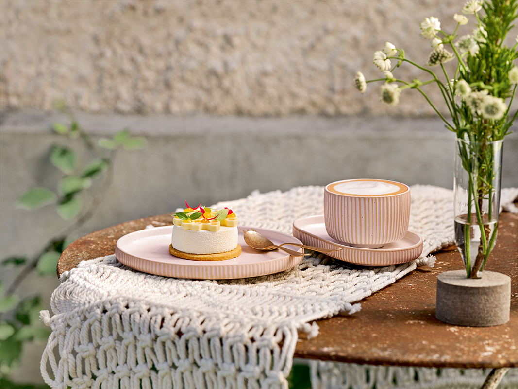 Artis Nara Rose assiette ovale 18x11 cm