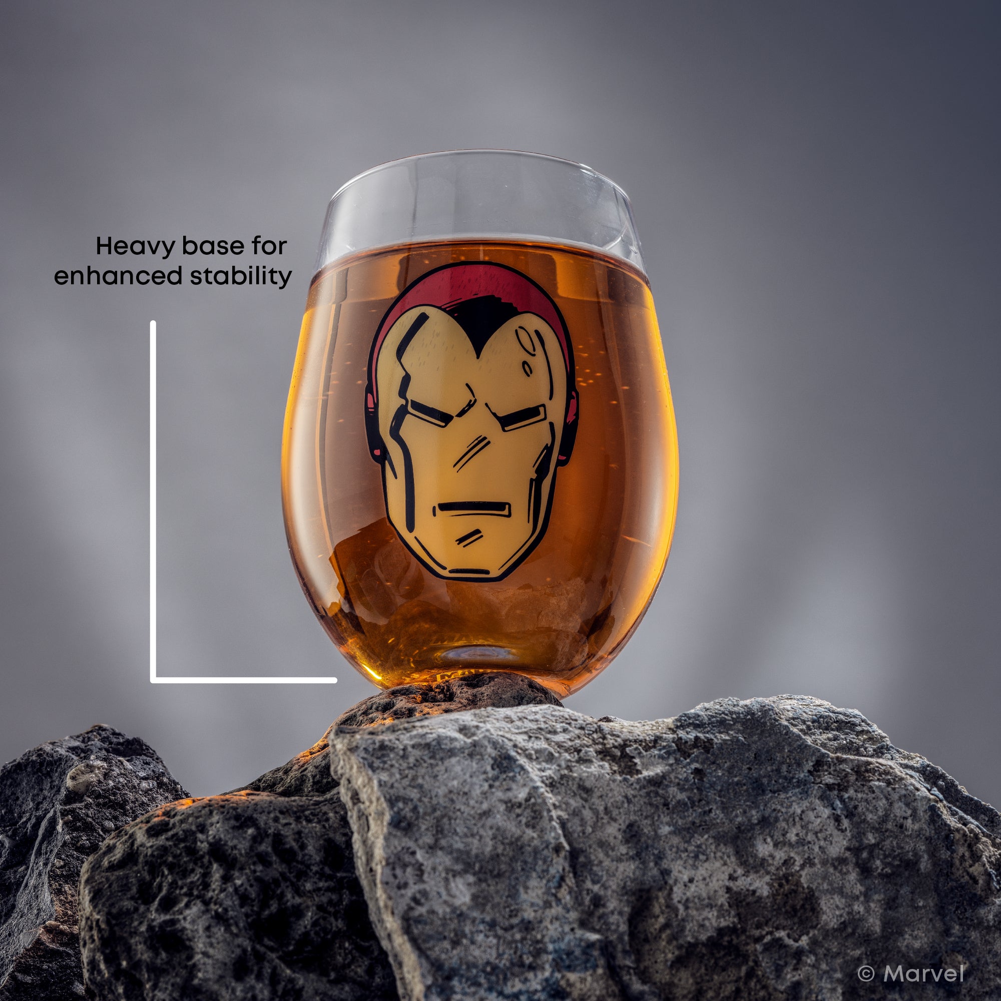 JoyJolt Marvel Heroes verres sans pied lot 4 56 cl