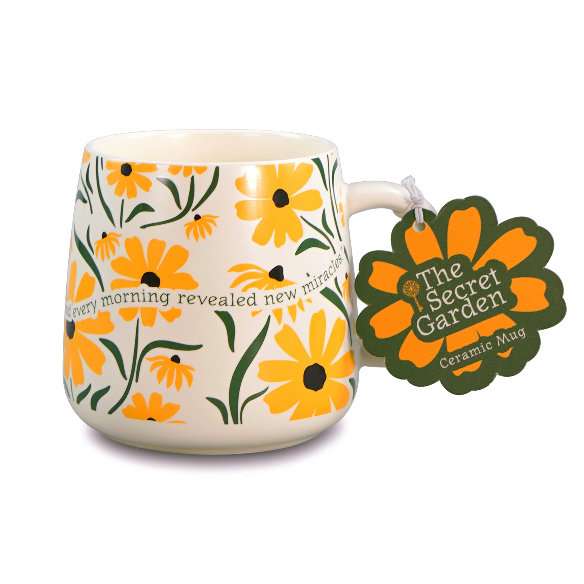 The Secret Garden Mug Oval tasse 37 cl jaune