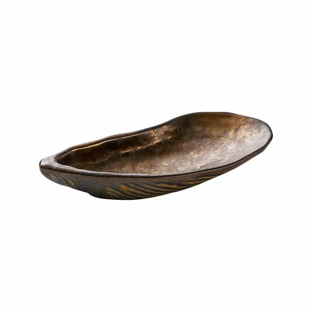 Artis Shells & Fish bol 15 cm bronze métallisé