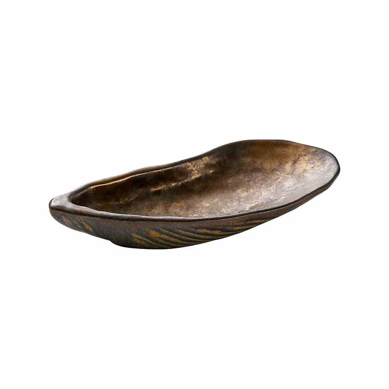 Artis Shells & Fish bol 15 cm bronze métallisé