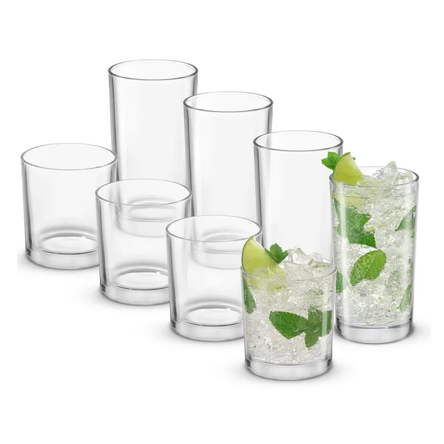 JoyJolt Alain verres lot de 8 33 cl et 41 cl sans plomb