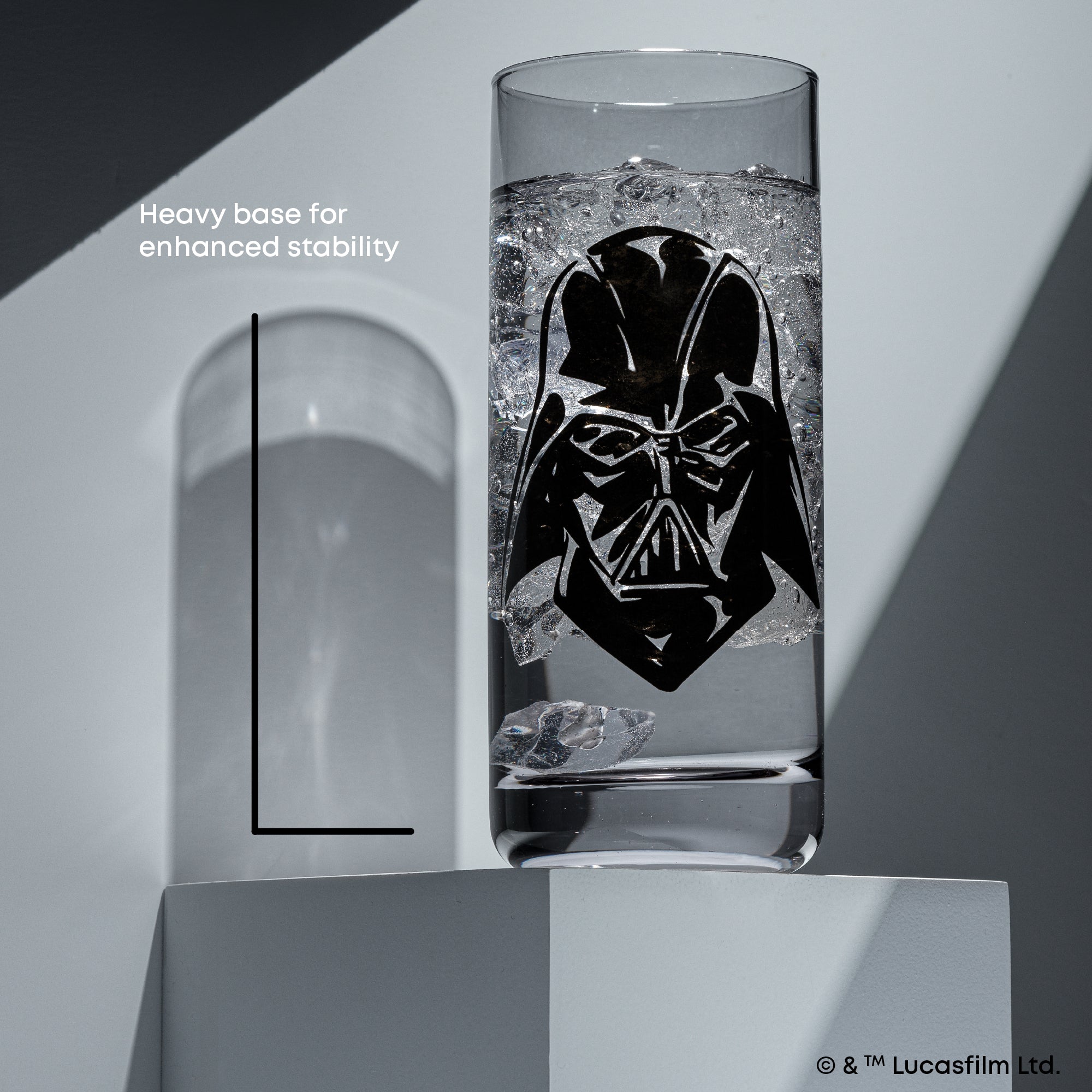 JoyJolt Star Wars Dark Side verres hauts lot de 2 38 cl