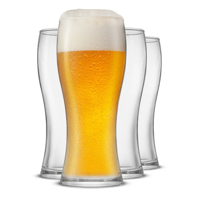 JoyJolt Callen verre bière pilsner lot 4 cristal 46 cl pression