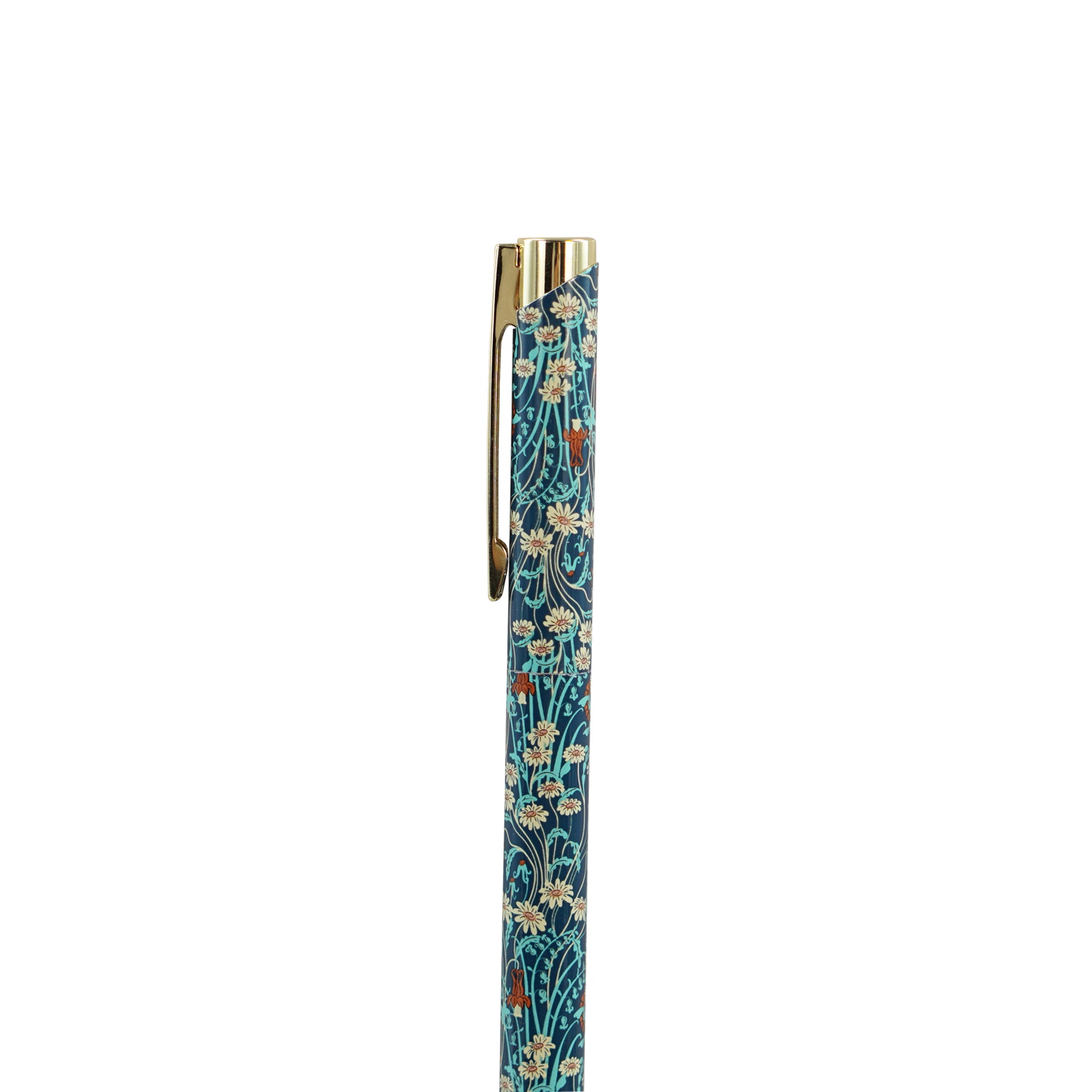 HMB Arts & Crafts Walter Crane stylo métal vert Meadow Flowers