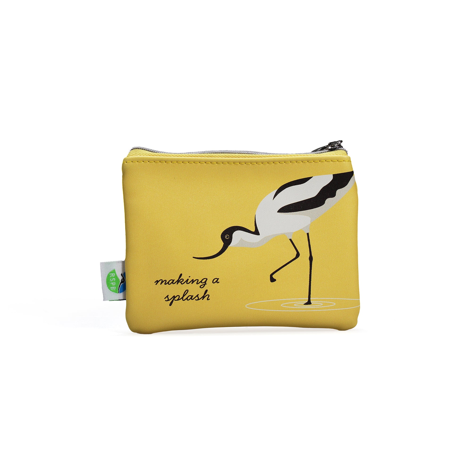 RSPB Avocat porte-monnaie jaune 9x13cm