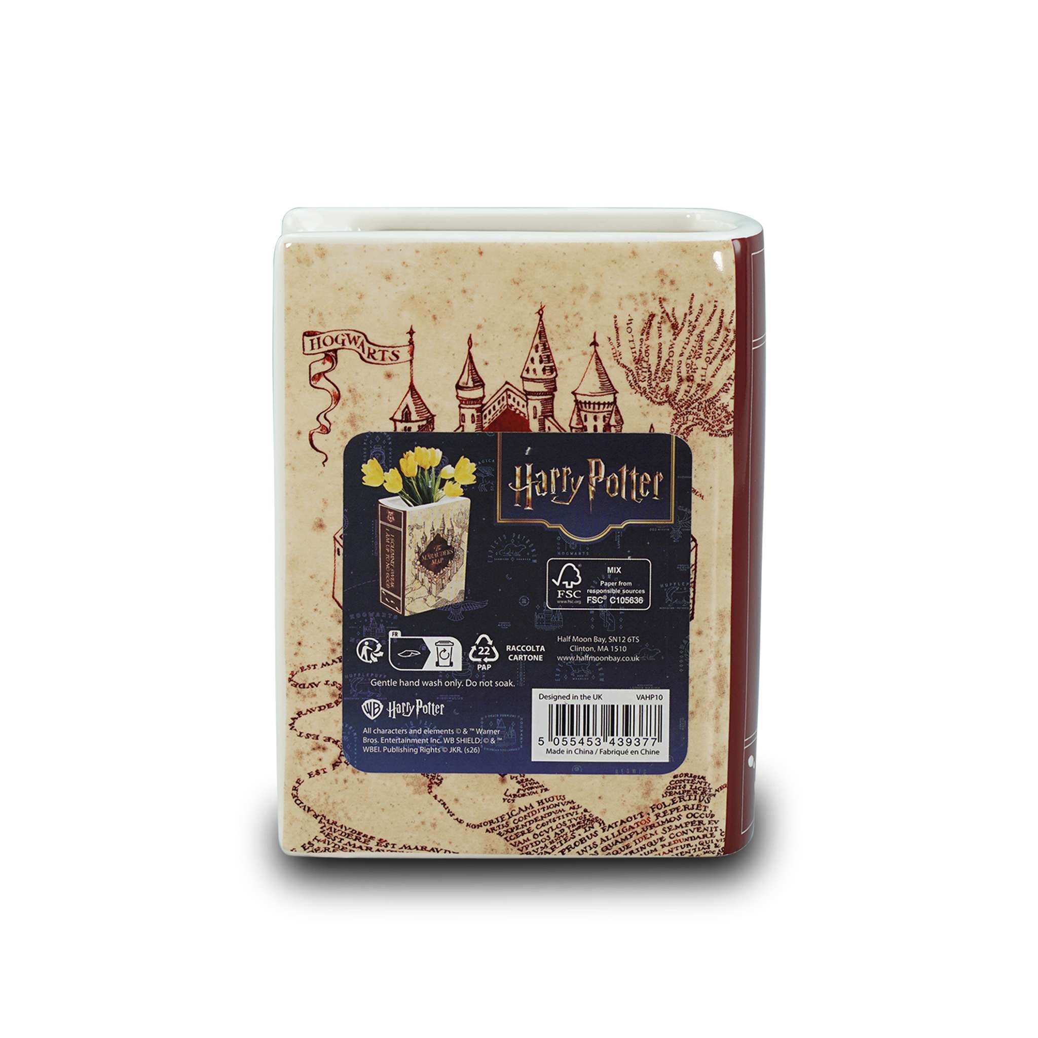 Harry Potter Carte du Maraudeur pot livre céramique 14 cm