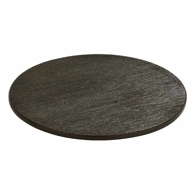 Artis Brush assiette ronde 31 cm noire