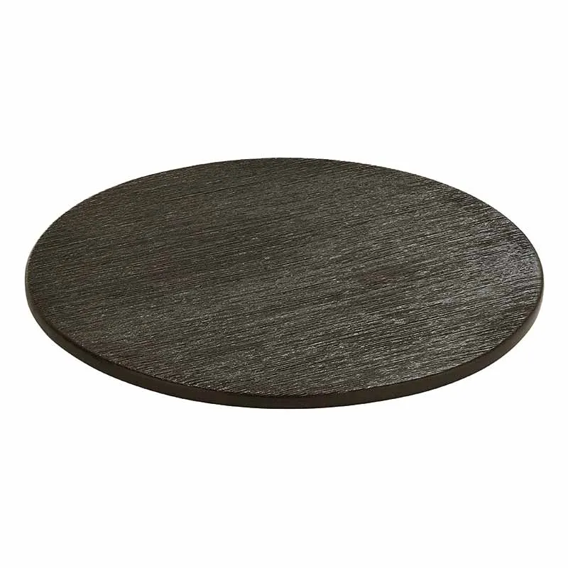 Artis Brush assiette ronde 31 cm noire