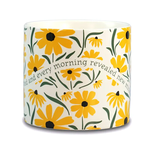 The Secret Garden pot céramique 10 cm jaune