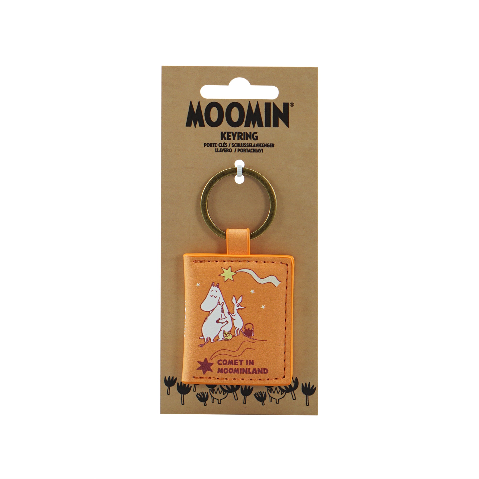 HMB Moomin Comet in Moominland porte-cles orange PU