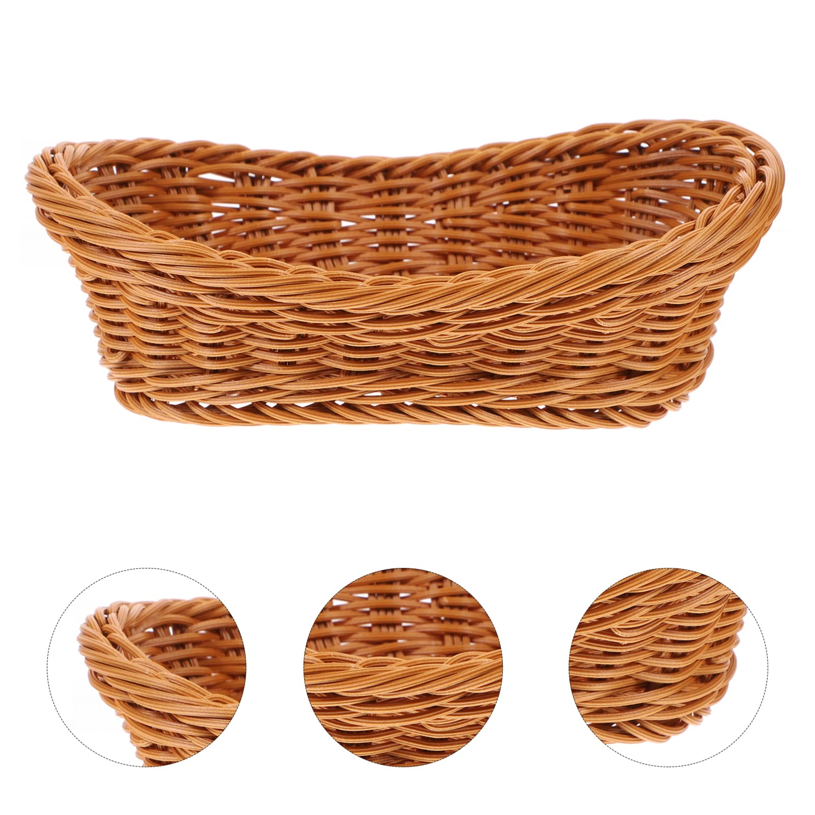 Alipis panier pain osier ovale 24x14,5cm