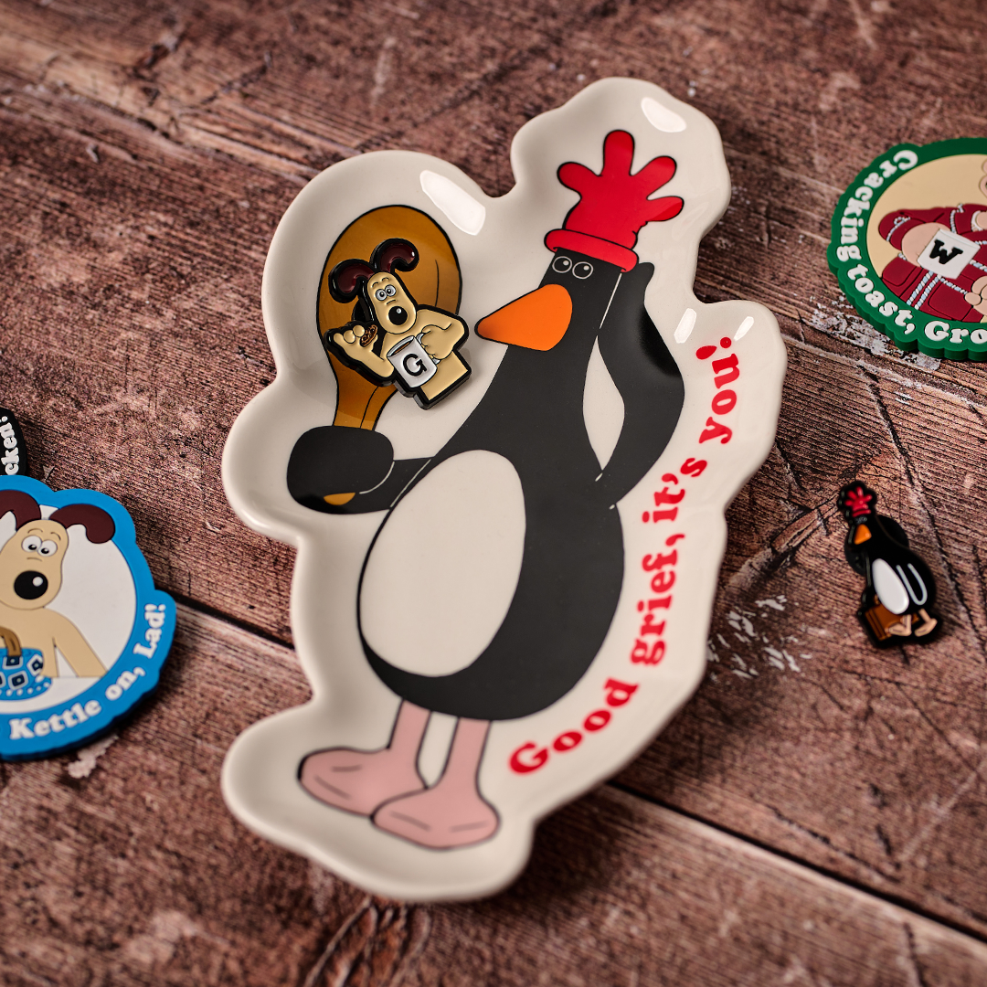 Wallace & Gromit Feathers vide-poche céramique 18 cm