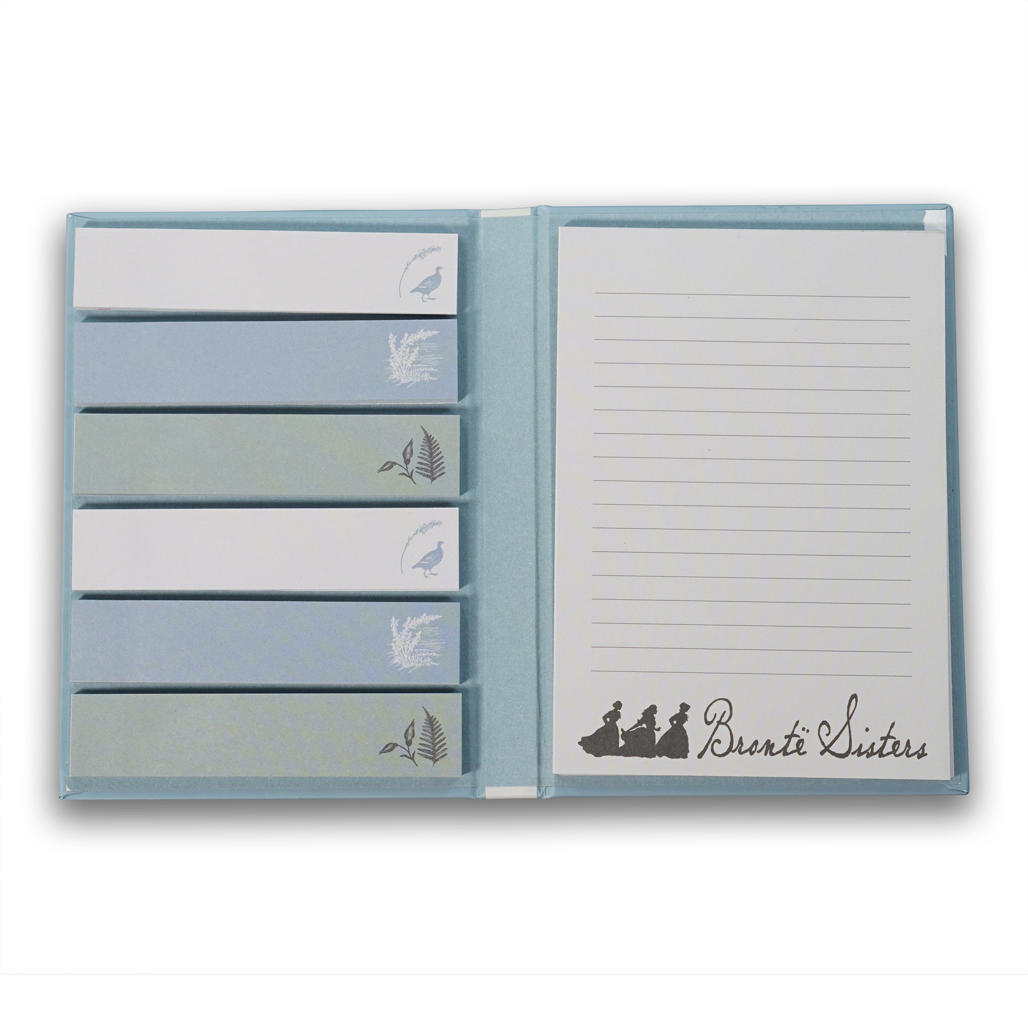 Bronte Sisters sticky notes A6 papier bleu