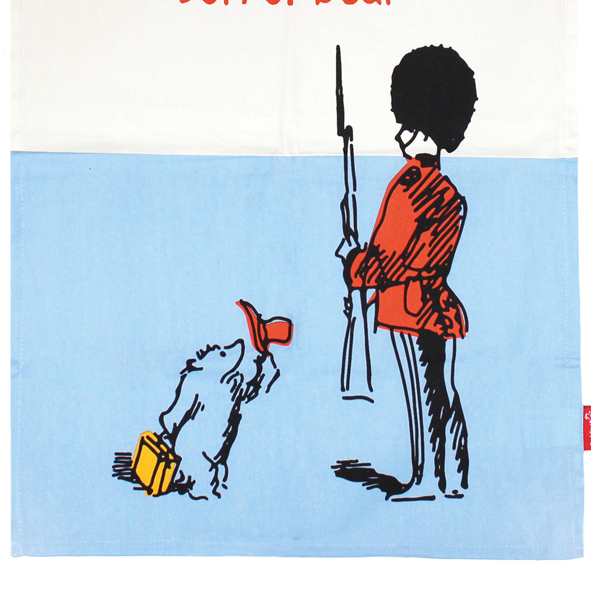 Paddington Bear torchon coton recyclé bleu