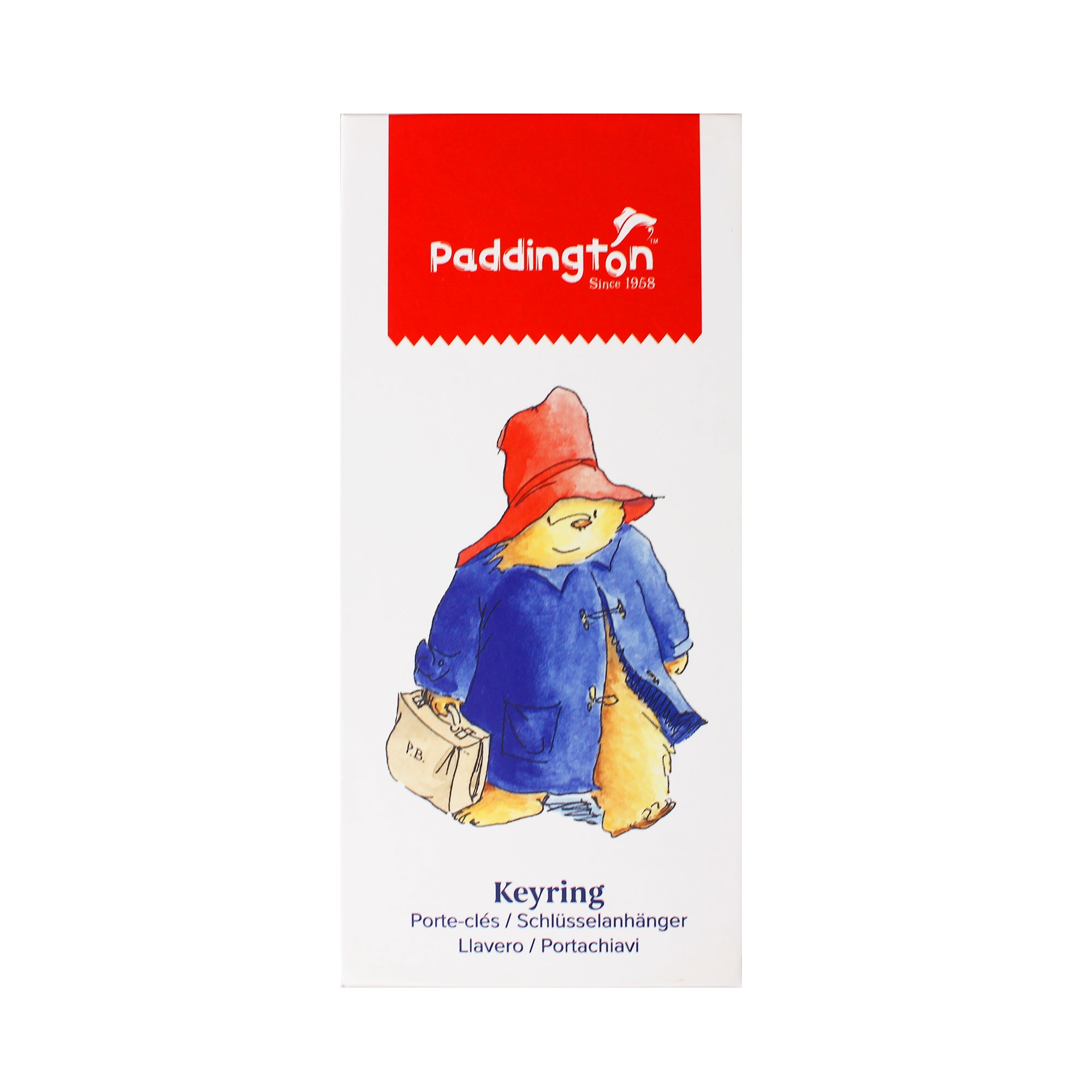 Paddington Bear Gold Tag porte-clés métal doré coffret