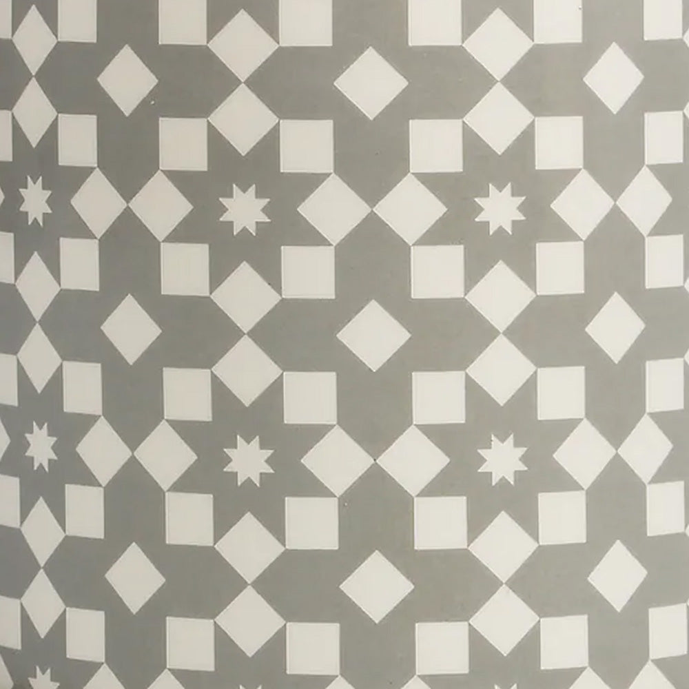 HMB Tiles Flower Grey pot céramique gris 11 cm