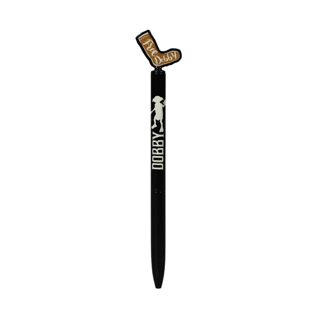Harry Potter Dobby stylo métal noir avec figurine 2D