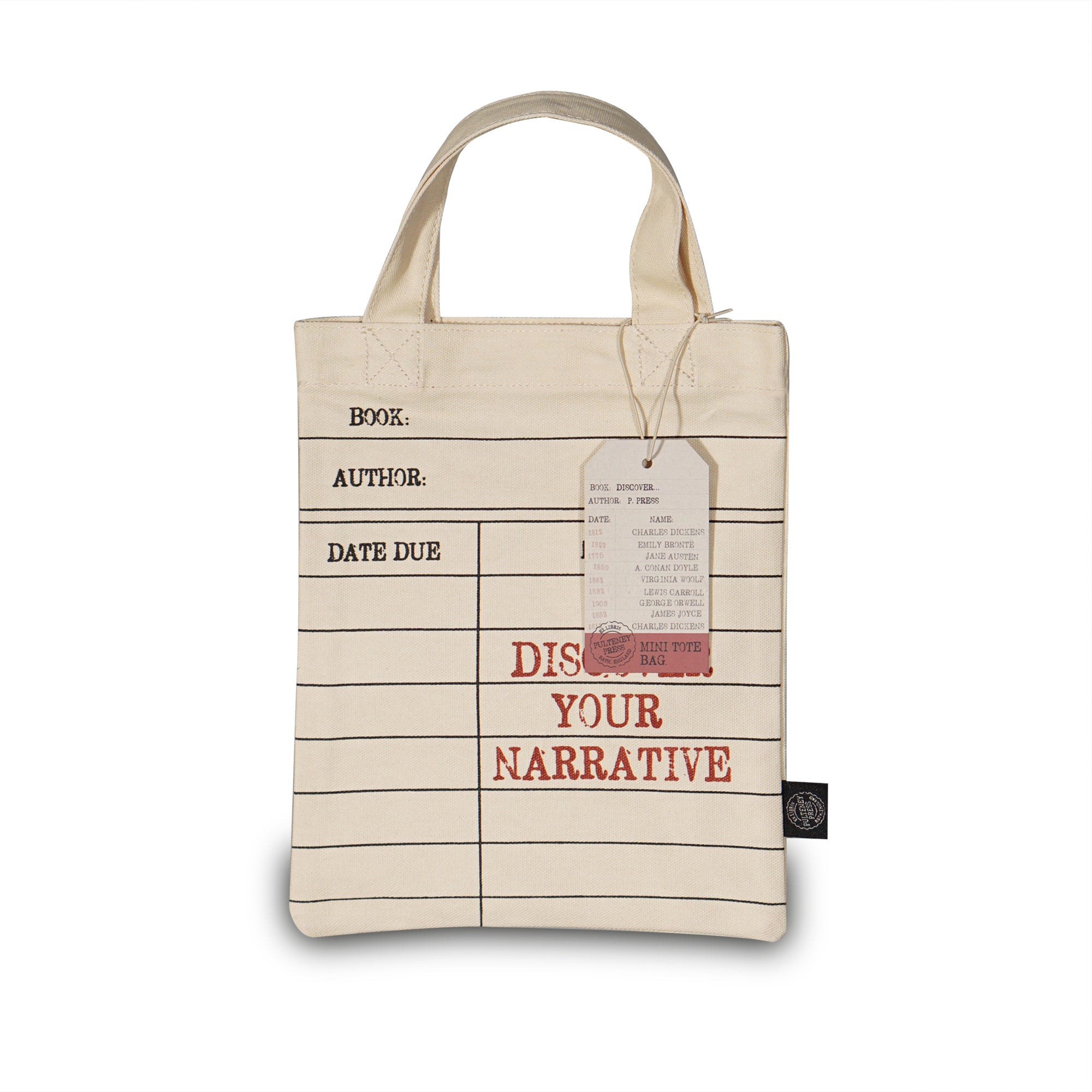 Pulteney Press Discover tote bag coton recyclé 32 cm