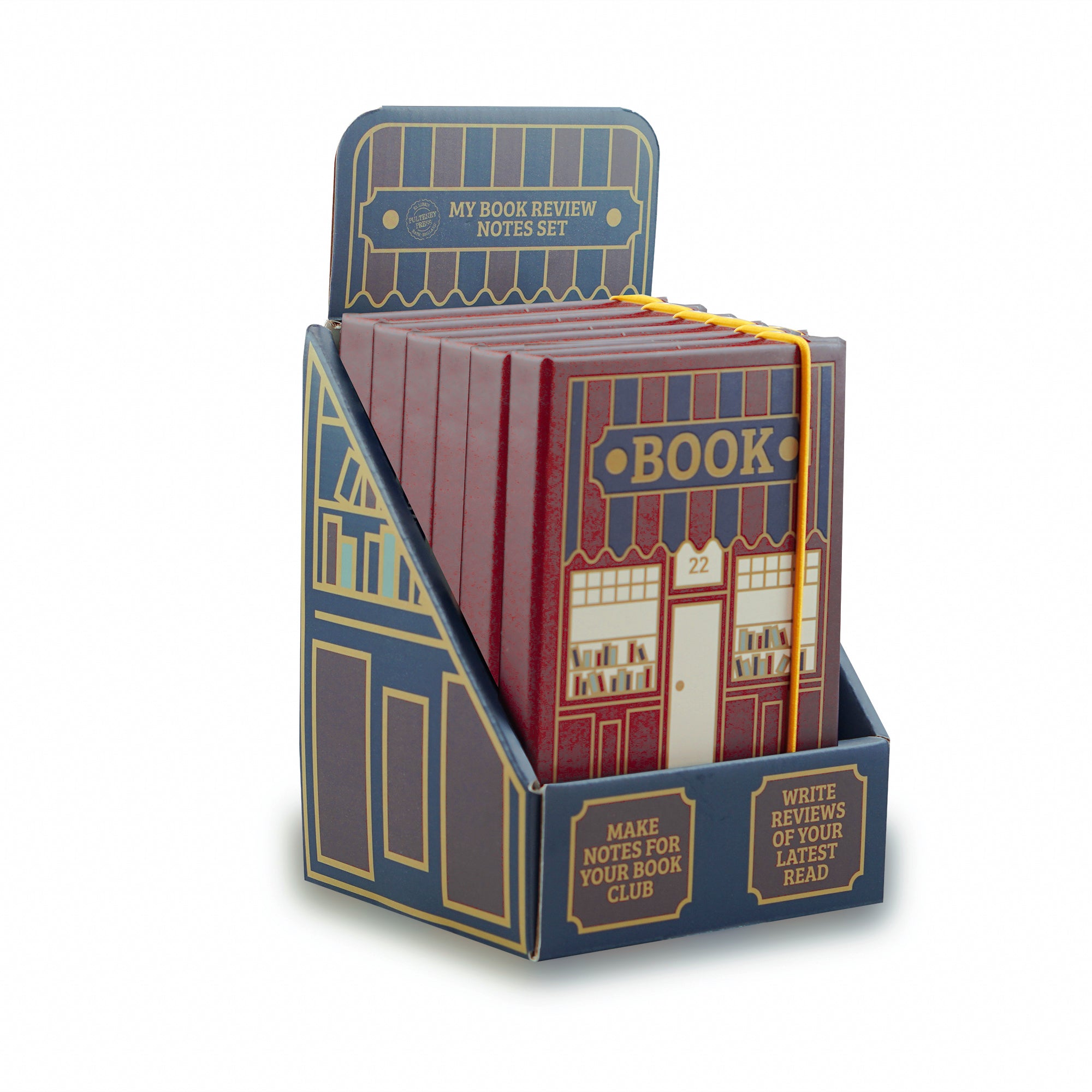 Pulteney Press Book Club carnet avis lecture A6 rouge