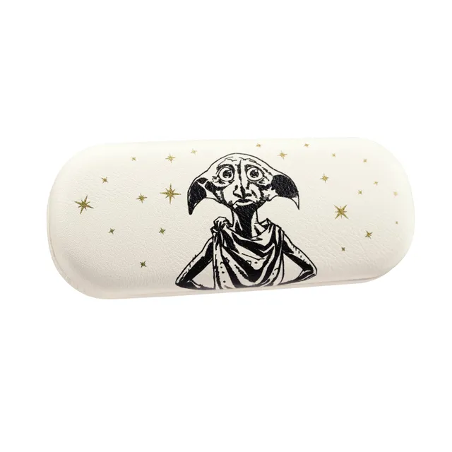 Harry Potter Dobby étui à lunettes rigide blanc + chiffon