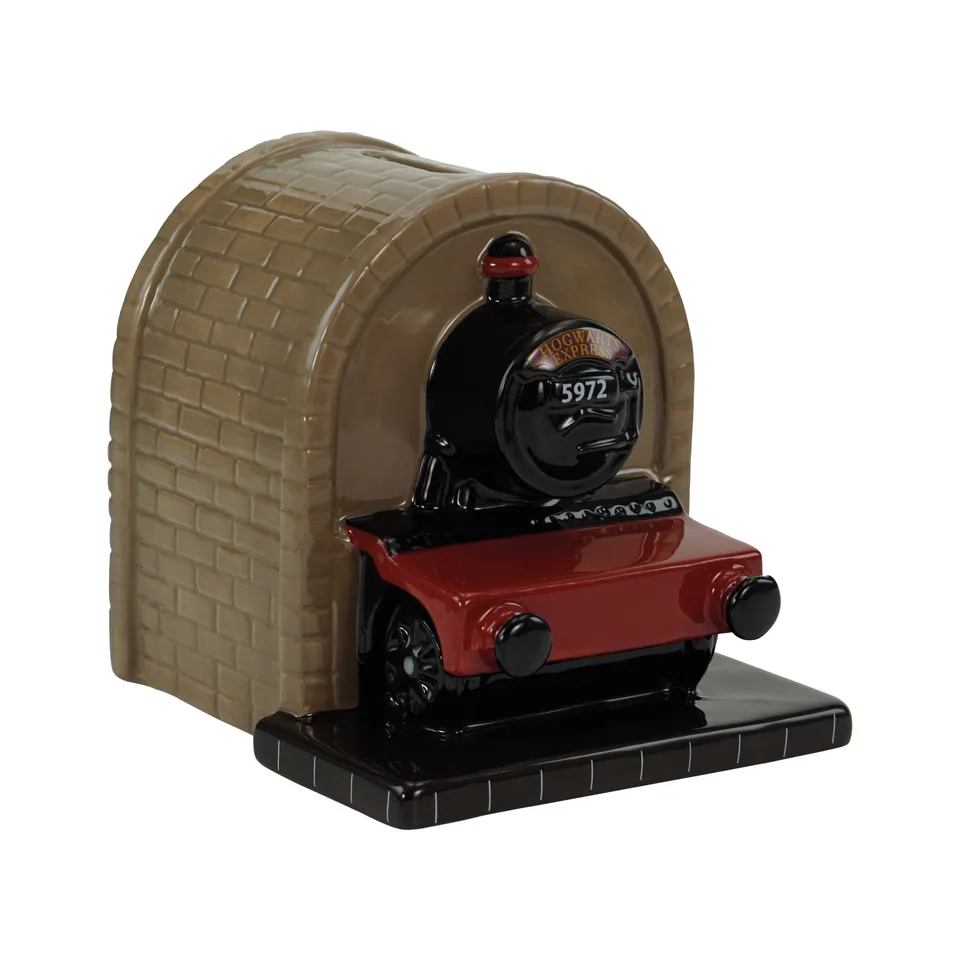 Harry Potter Voie 9 3/4 tirelire céramique marron