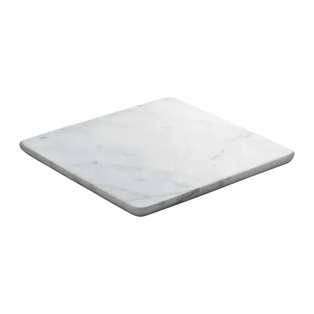 Artis Marble assiette carrée 18 cm effet marbre