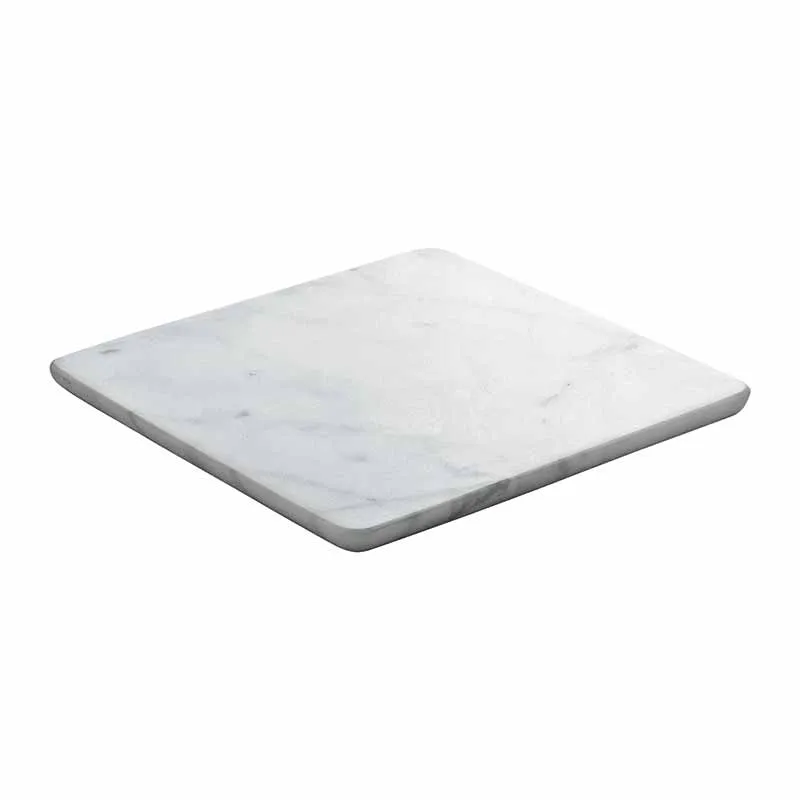 Artis Marble assiette carrée 18 cm effet marbre