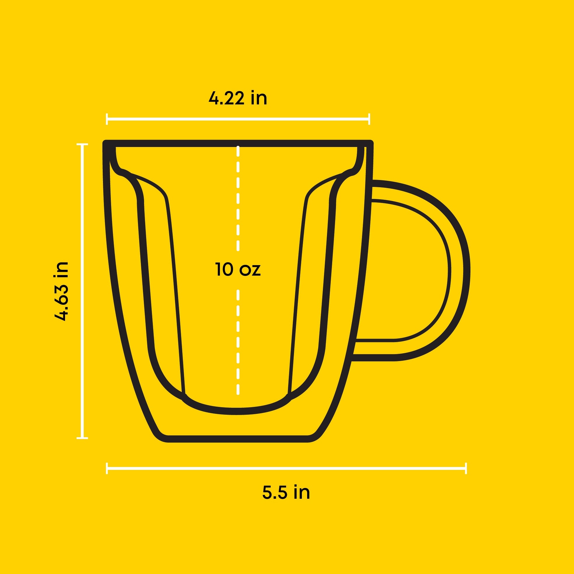 JoyJolt Mickey 3D mugs verre double paroi 30 cl lot 2