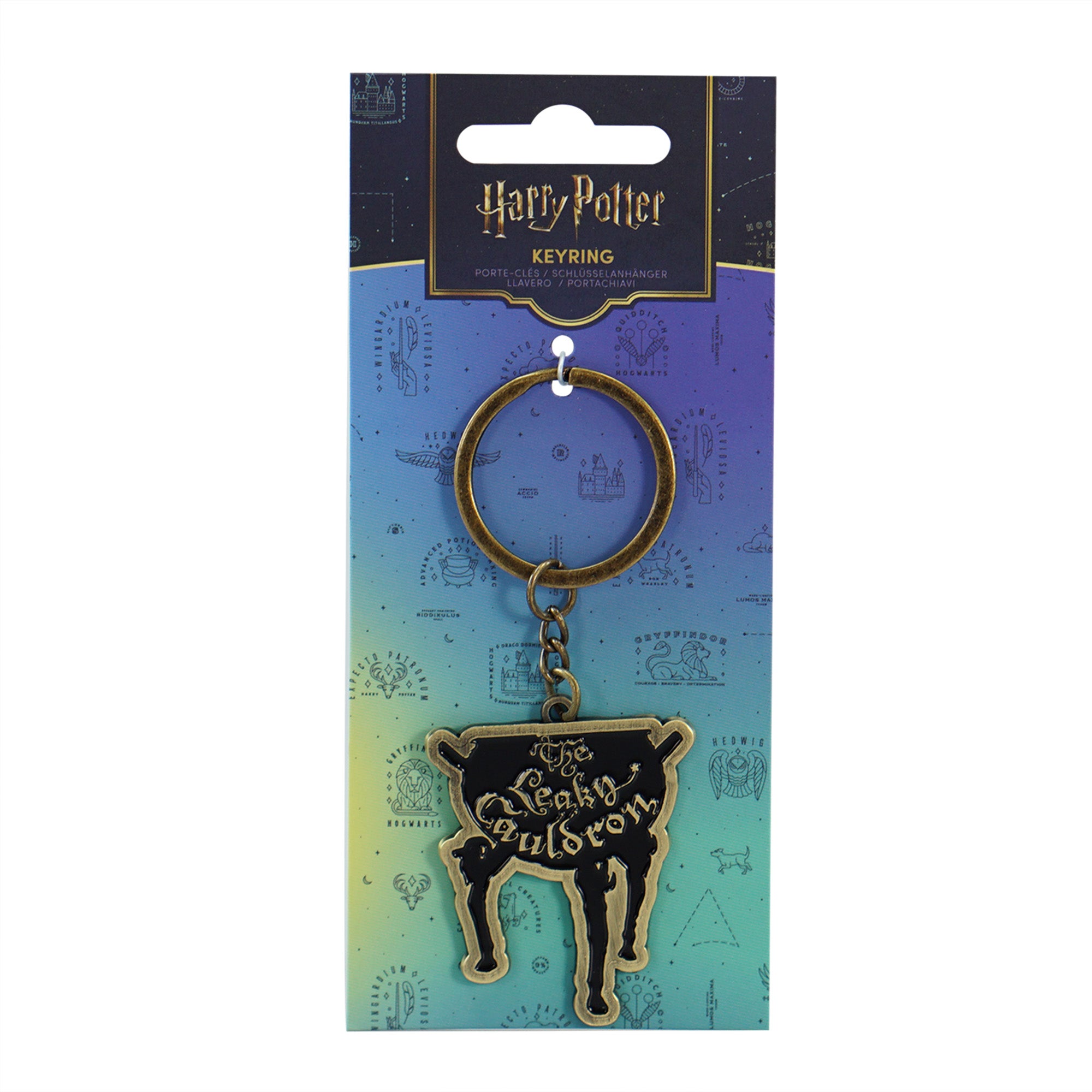 Harry Potter Leaky Cauldron porte-clés métal noir