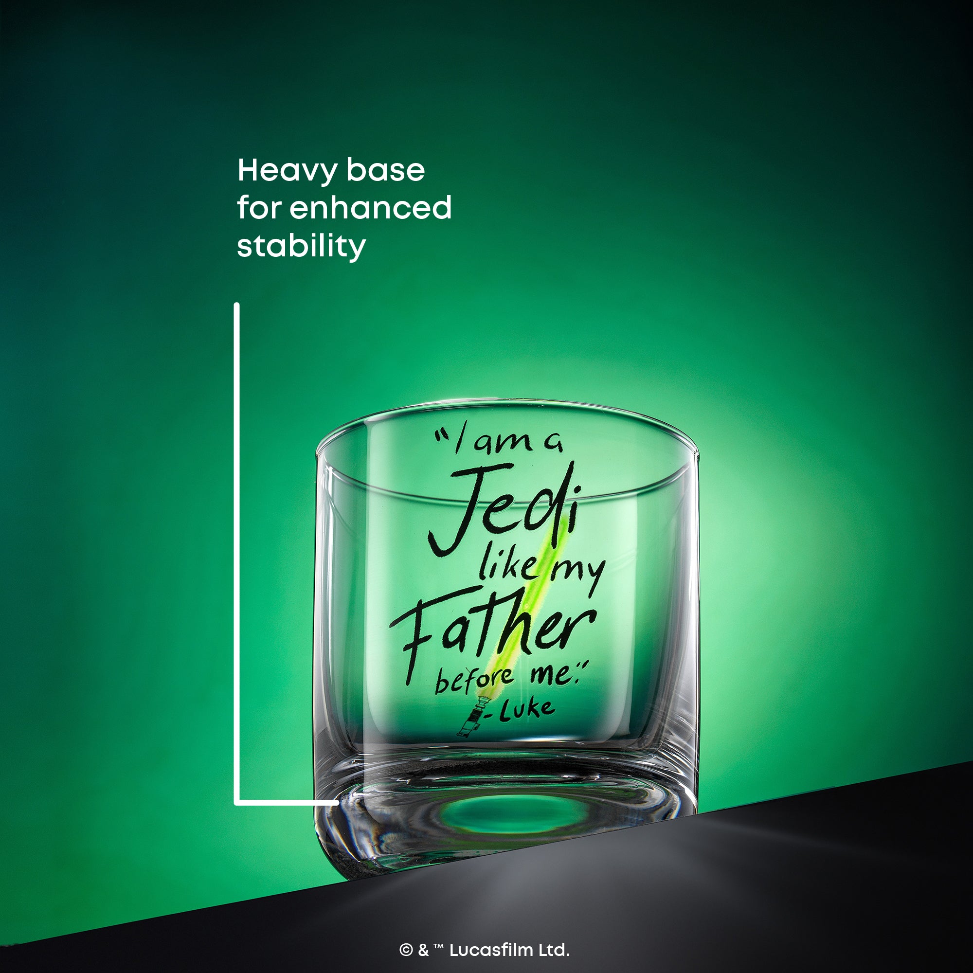 JoyJolt Star Wars Lightsaber Collection verres lot de 6 30 cl sans plomb
