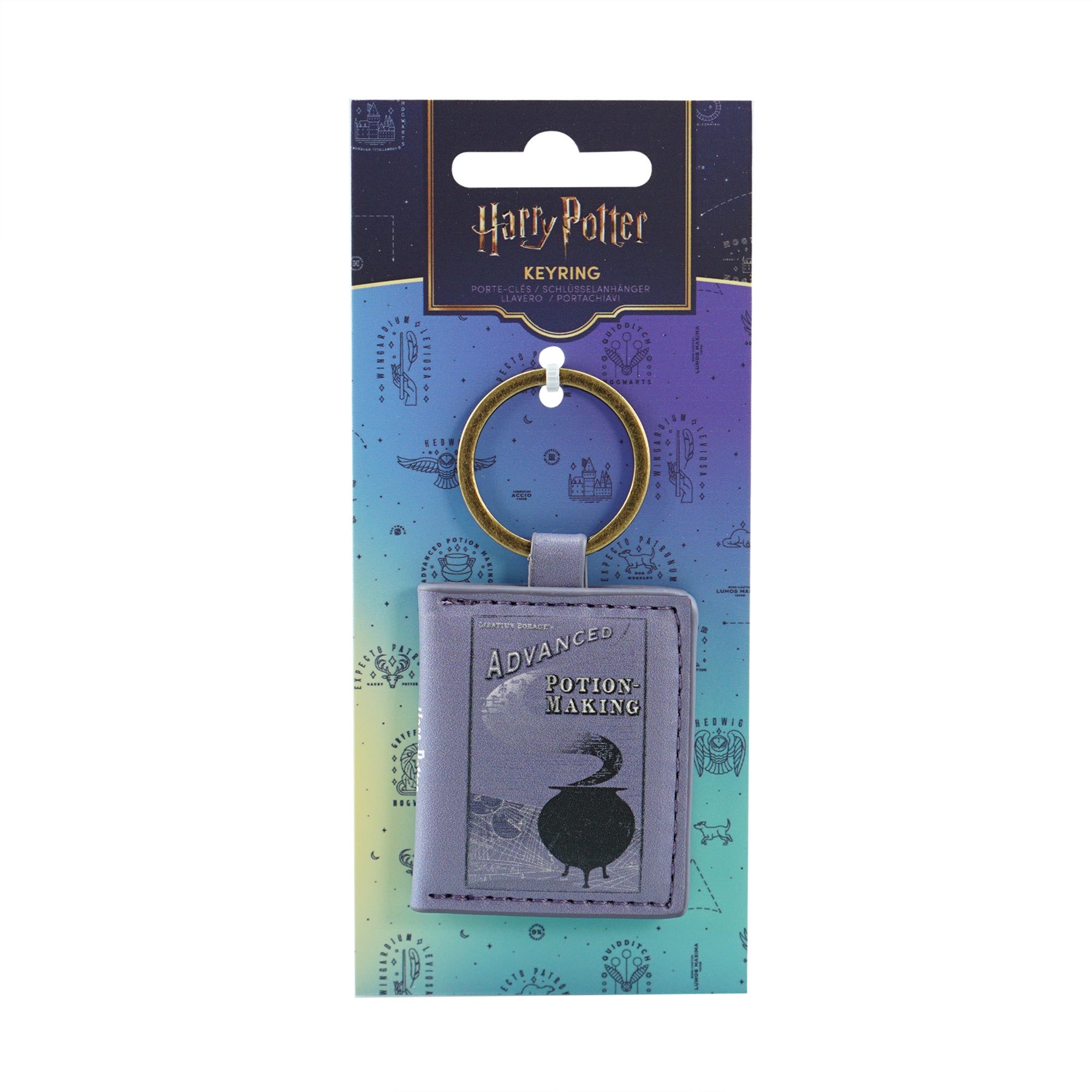 Harry Potter Potion Making porte-clés cuir bleu