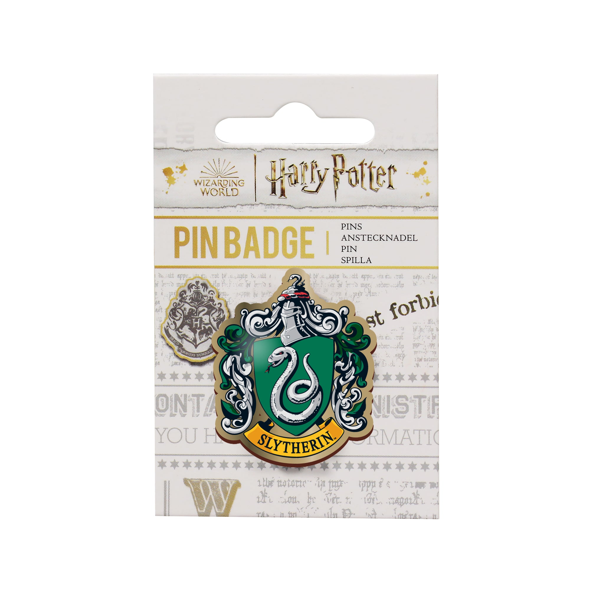 Harry Potter Slytherin pin's émail vert