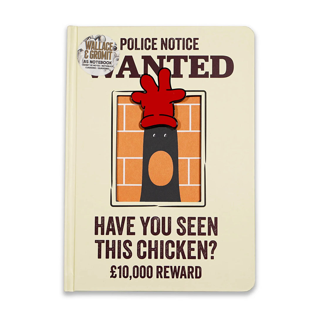 Wallace & Gromit Feathers carnet A5 rigide