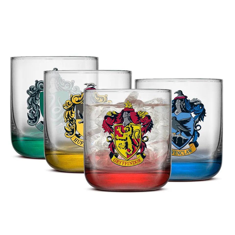 JoyJolt Harry Potter House Pride petits verres lot 4 30 cl